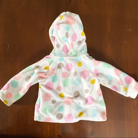 Carter’s fleece zip up hoodie - Picture 4 of 5